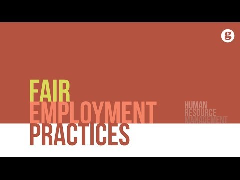 Fair employment practices