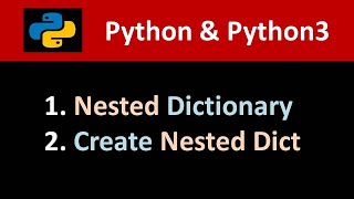 Nested Dictionary in Python | Python Tutorial in Hindi | How to Create Nested Dictionary