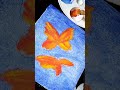 Butterfly Art 🦋 Acrylic Painting | Canvas wall hanging | #shorts #painting #art #ytshorts #butterfly