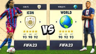 ICON vs. WORLD... in FIFA 23! ⭐️