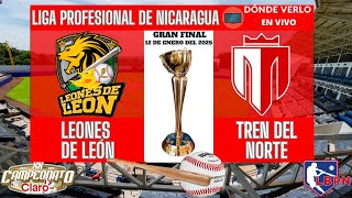 ⚾️Leones de León vs Tren del Norte⚾️Donde Verlo EN VIVO|Juego 5 Liga Profesional de Nicaragua