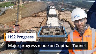 Major progress made on HS2’s Copthall Green Tunnel