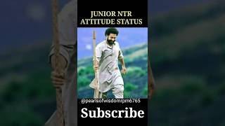 RRR hero Junior NTR attitude status #shorts #trending