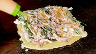 (연매출 6억!!) 할머니 손맛이 느껴지는 해물파전, 버섯전(망원시장) / korean pancake, korean street food