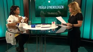Gynekologen svarar på tittarfrågor - Malou Efter tio (TV4)