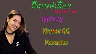 Khmer karaoke, ដឹងទេថានឹក, ភ្លេងសុទ្ធ, Ding te tha nik, pleng sot