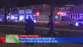 Correctional officer among 2 shot outside night club in Near South Side