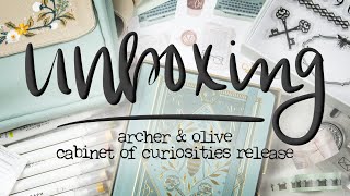 Unboxing my Archer & Olive Cabinet of Curiosities Order!