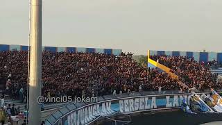 Teriakan Lantang ultras persela ☆ walau hanya frendly match