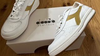 Diadora Borg Elite Made in Italy GOLD. Review and on-feet. From 80’s Casual Classics.