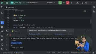 Python Beginners Course Day 2 | Variables, Data Types & User Input Explained
