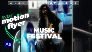 Event Motion Flyer Animation in After Effects