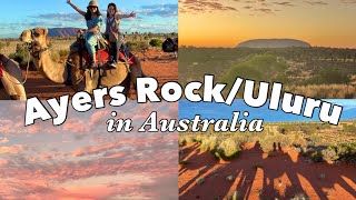 【vlog】Ayers Rock/Uluru旅行〜エアーズロックウルル旅行〜キャメルサファリと大自然、オーストラリア留学、オーストラリア旅行、シドニー留学