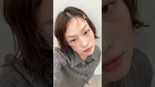 10초 만에 장발에서 숏단발 되는 과정💇🏻‍♀️