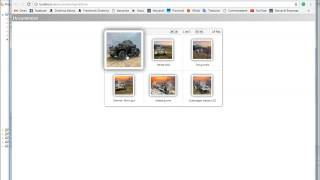 HTML5 Java image thumbnail/gallery using Dinamica Framework