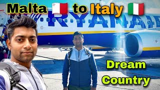 Malta 🇲🇹 to Italy 🇮🇹 | How I came from Malta to Italy.