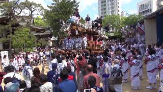 平成３０年度　本住吉神社　例大祭　宵宮　空区だんじり　蔵出し　on　2018-5-4