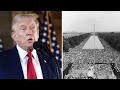 Trump compares Jan. 6 crowd size to MLK's 