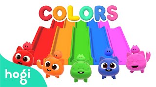 Learn Colors with Ninimo and Slide! | Kids Learn Colors | Pinkfong Hogi