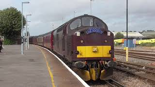 WCRC Charter 'Type 3 to the Sea' at Eastleigh, with 37706, 37518 \u0026 37669. 10.08.19