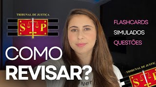 Minha Estratégia de REVISÃO para o Concurso de Escrevente TJ SP