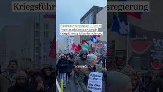 Friedensdemonstration in Berlin: Wagenknecht wirft Israel rücksichtslose Kriegsführung vor