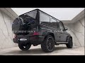 2021 mercedes amg g63 obsidian black walkaround exhaust sound