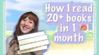 How to read more books each month | Tips and tricks that help me