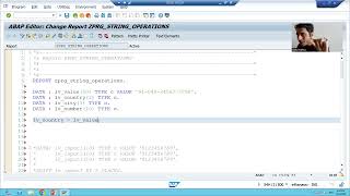 29 - ABAP Programming - String Operations - Substring Processing