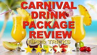 Carnival Drink Package Review With Tricks | DO NOT BUY BEFORE WATCHING