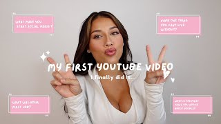 MY FIRST YOUTUBE VIDEO: Get To Know Me Q&A! 💕