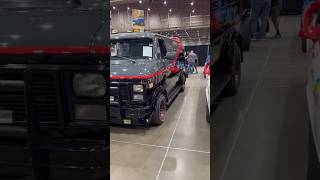 The A-team van replica at mecum auctions!! Look at the interior! #ateam #theateam #movie #classic