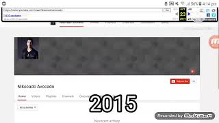 nikocado avocado channel evolution (2023 - 2015)