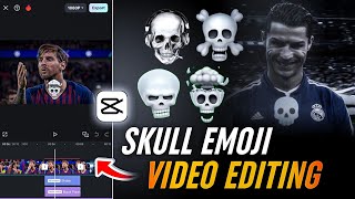 Trending Capcut Skull Emoji Edit | Skull Emoji Video Editing In Capcut | Skull Face Edit In Capcut