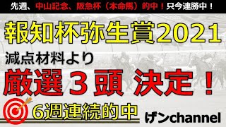 ★６週連続的中（大穴含む）★【報知杯弥生賞2021】データ厳選３頭決定！（※無音動画）