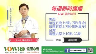 【陳博士的健康之音】151010 比藥物更省時、省力、省錢的天然方法