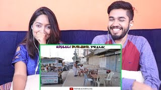 INDIANS react to Khaali Burger Prank | By Nadir Ali In | P4 Pakao