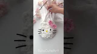 Easy DIY Hello Kitty fluffy bag 🩷