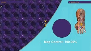 Paper.io 2 Map Control: 100.00% [Thanos Hand]