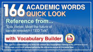 166 Academic Words Quick Look Ref from \