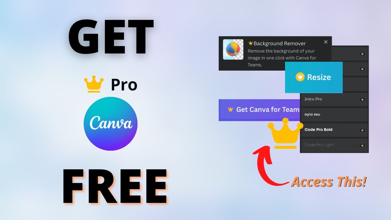 How To Get Canva Pro For FREE - Students (100% Working) - YouTube