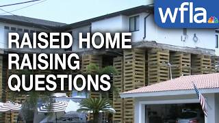 Home lifted 24-feet in Pinellas County raising questions online
