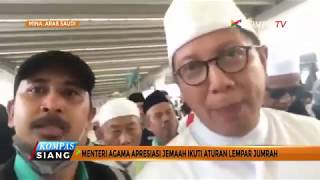 Menag Apresiasi Jemaah Ikuti Aturan Lempar Jumrah