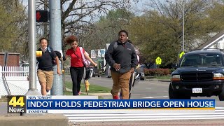 INDOT Holds Pedestrian Bridge Open House