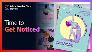 How to make a Flyer for your Yoga Studio | Adobe Express