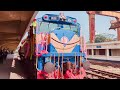 decorated 6636 locomotive for jahanabad u0026 ruposhi bangla express bg gt42acl 6636 platform bell