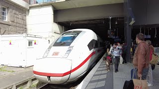 By Train from Hamburg to Frankfurt, ICE 1213 Deutsche Bahn, German Trains