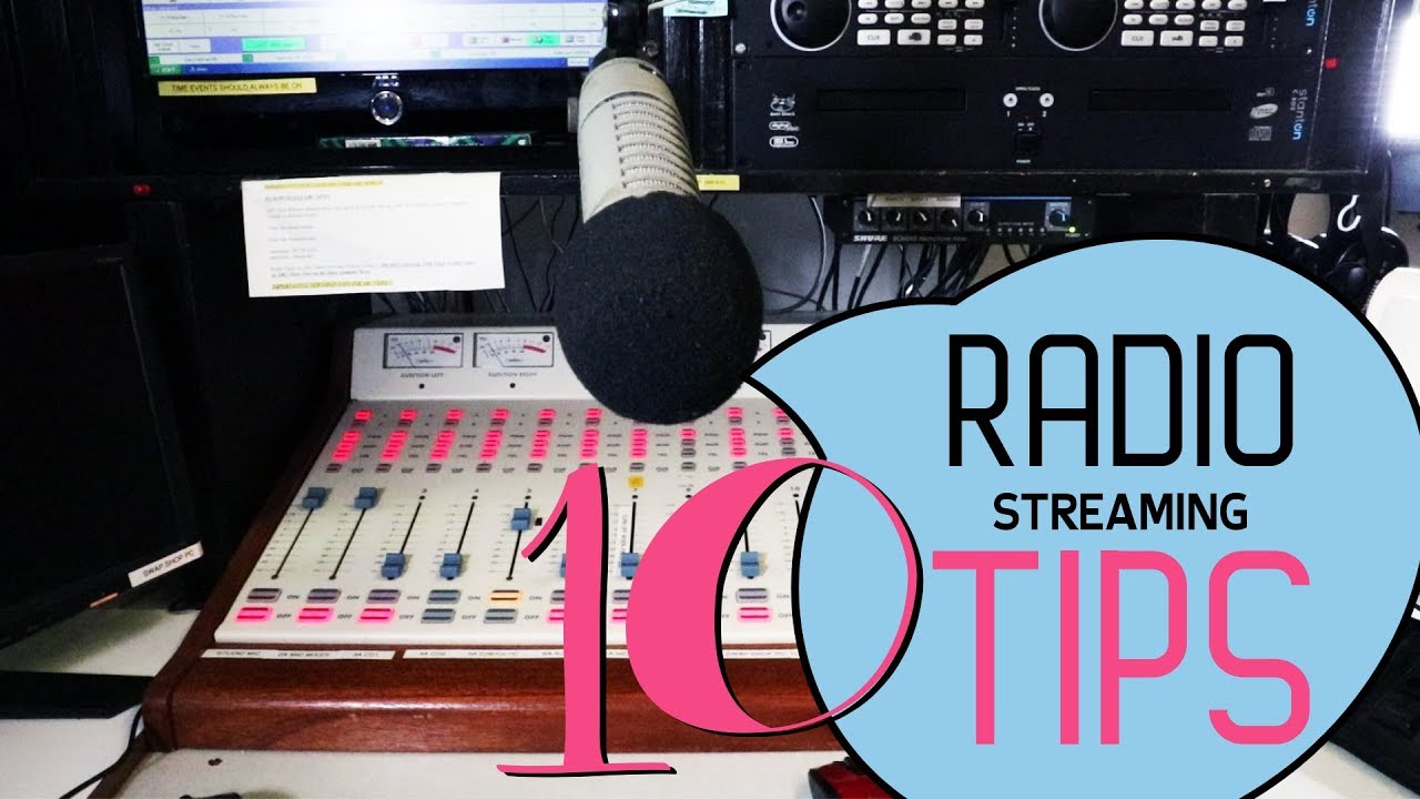 How To Live Stream A Radio Broadcast - YouTube