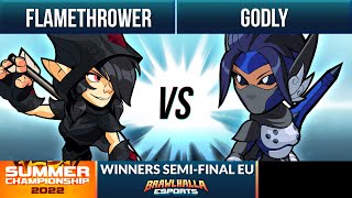 Flamethrower vs Godly - Winners Semi-Final - Summer Championship 2022 - EU 1v1