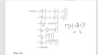 Weibull Probability Distribution - Worked Example
